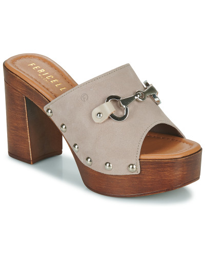 Mules femmes Fericelli NELVELLA Beige
