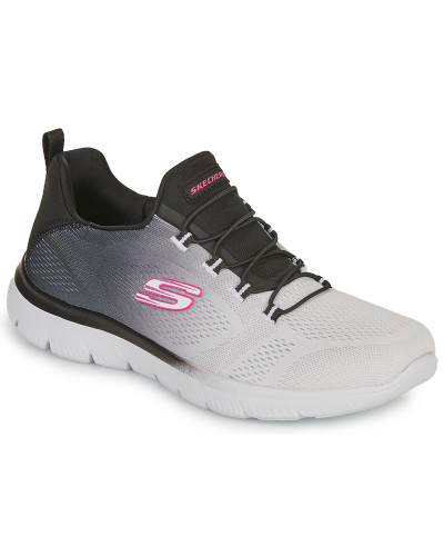 Baskets basses femmes Skechers SUMMITS - BRIGHT CHARMER Noir