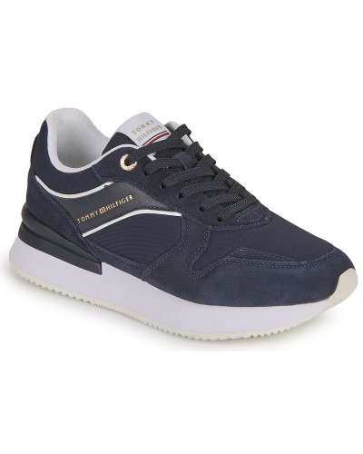 Baskets basses femmes Tommy Hilfiger ELEVATED FEMININE RUNNER Marine