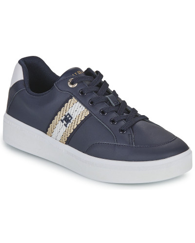 Baskets basses femmes Tommy Hilfiger COURT SNEAKER WITH WEBBING Marine