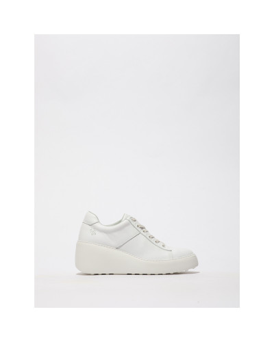 Baskets basses femmes Fly London DELF Blanc