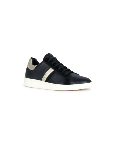 Baskets basses femmes Geox D MELEDA B Noir
