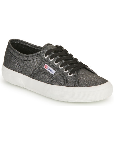 Baskets basses femmes Superga 2750 GLITTER CANVAS Gris