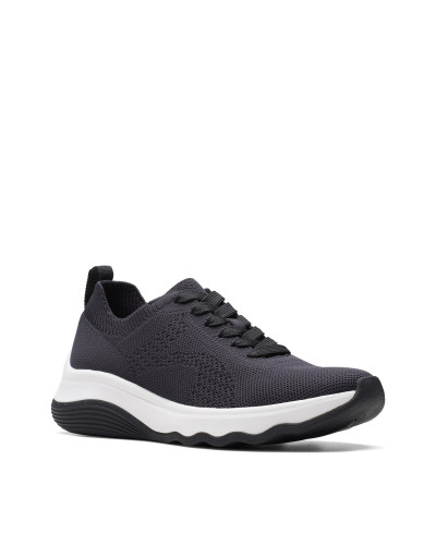 Baskets basses femmes Clarks CIRCUIT TIE Noir
