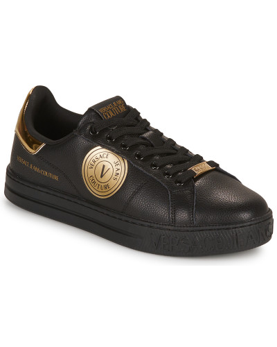 Baskets basses hommes Versace Jeans Couture 75YA3SK1 Noir