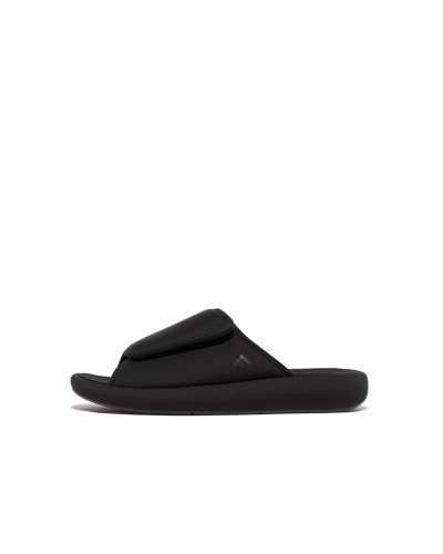Mules femmes FitFlop IQUSHION CITY ADJUSTABLE WATER- RESISTANT SLIDES Noir