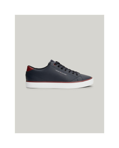 Baskets basses hommes Tommy Hilfiger TH HI VULC CORE LOWLEATHER Marine