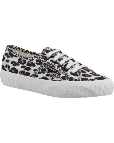 Baskets basses femmes Superga 2750 LIGHT LEOPARD PRINT Jaune