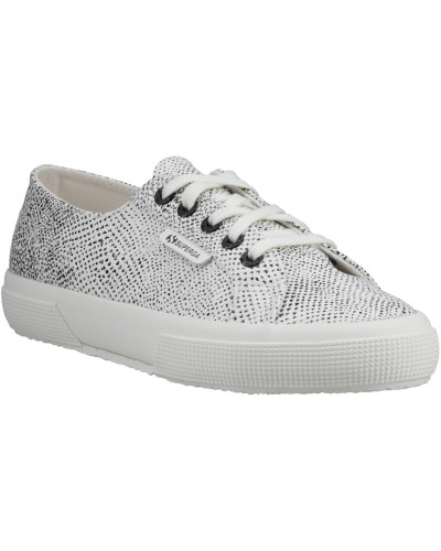 Baskets basses femmes Superga 2730 MICRO FAUX SNAKE Gris