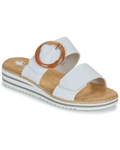 Mules femmes Rieker - Blanc