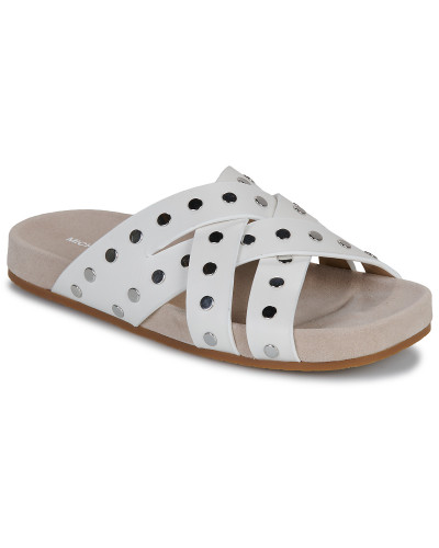 Mules femmes MICHAEL Michael Kors IRENE FLAT SANDAL Blanc