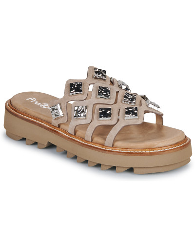 Mules femmes Fru.it 9170-100-HELGA-TAUPE-WATER-TAUPE Beige