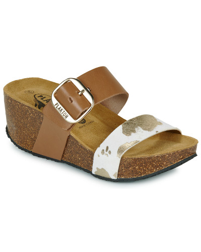 Mules femmes Plakton SO ROCK Marron