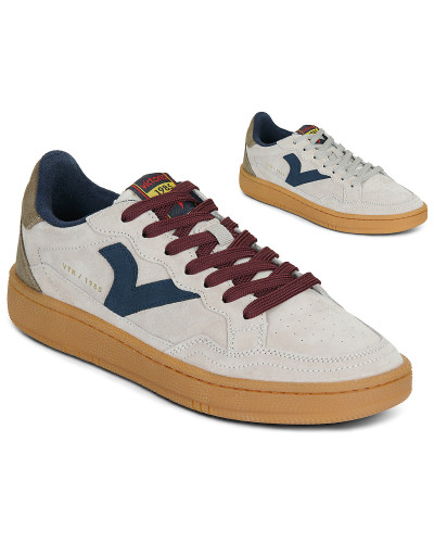 Baskets basses hommes Victoria Smash Winter Suede Beige