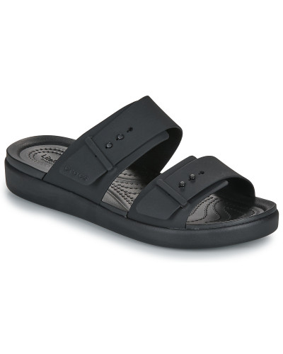 Mules femmes Crocs Brooklyn Buckle Low Low Noir