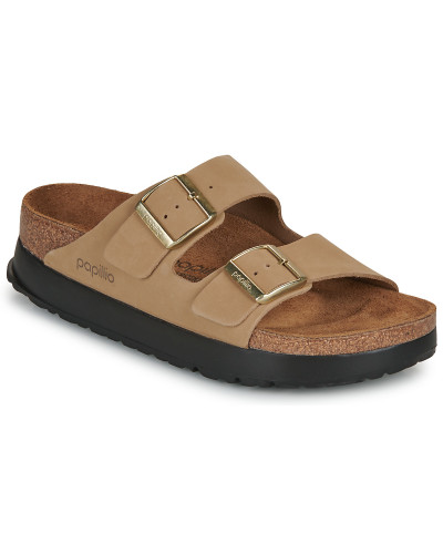 Mules femmes Papillio Arizona Flex Platform Nubuck Beige