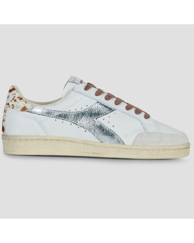 Baskets basses femmes Diadora Prestige Safari Blanc