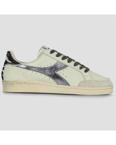 Baskets basses femmes Diadora Prestige Safari Blanc
