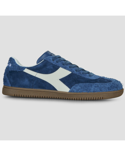 Baskets basses hommes Diadora Trainer Hairy Bleu