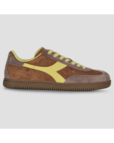 Baskets basses femmes Diadora Trainer Hairy Marron