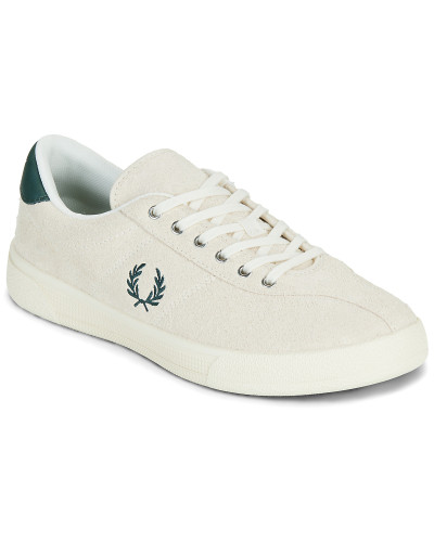Baskets basses hommes Fred Perry Tennis Shoe Suede Beige