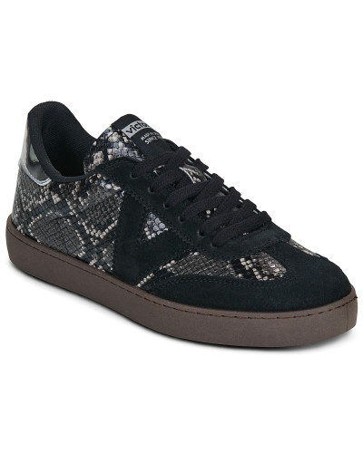 Baskets basses femmes Victoria Berlín Ciclista Animal Print Noir