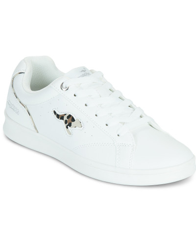 Baskets basses femmes Kangaroos K-TEN ROSA Blanc