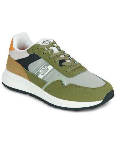 Baskets basses hommes Jack & Jones JFWOSWALD TAPE COMBO Kaki