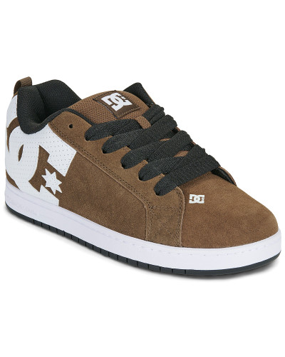Baskets basses hommes DC Shoes COURT GRAFFIK SE Marron