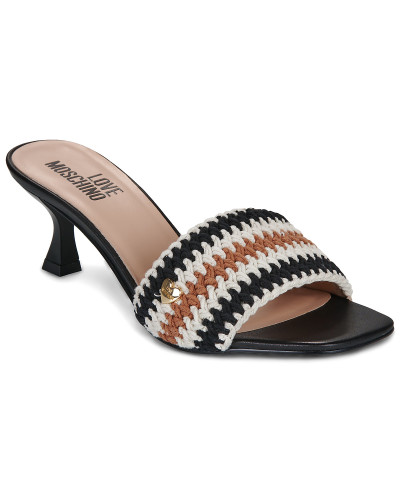 Mules femmes Love Moschino CROCHET LOVE-JA28225G0O Multicolore
