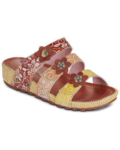 Mules femmes Laura Vita BRYCANO 0122 Jaune
