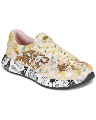 Baskets basses femmes Laura Vita BURTON Jaune