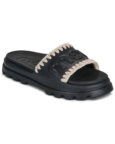 Mules femmes Mou EVA ONE-PIECE SLIDE Noir