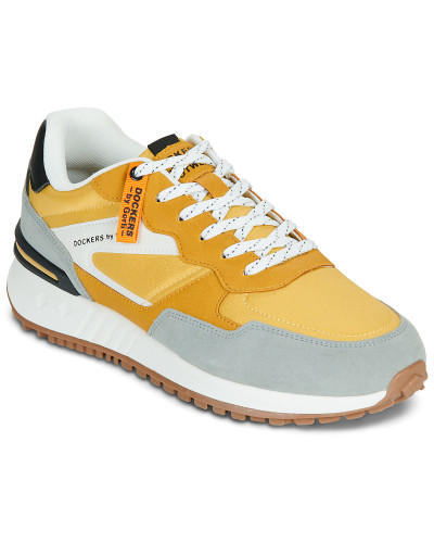 Baskets basses hommes Dockers by Gerli 58TX001 Jaune