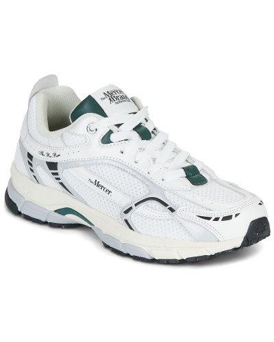 Baskets basses femmes The Mercer Brand The Re-Run White Silver Blanc