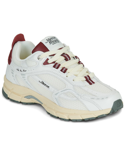Baskets basses femmes The Mercer Brand The Re-Run Vintage Nappa Blanc