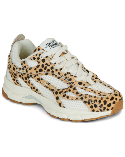 Baskets basses femmes The Mercer Brand The Re-Run Spotted Leopard Marron