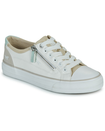 Baskets basses femmes Mustang 26M0222010-WHITE Blanc