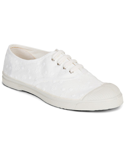 Baskets basses femmes Bensimon LACET BRODERIE FEMME
