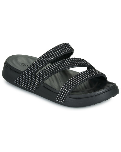Mules femmes Crocs GETAWAY GEMS STRAPPY Noir