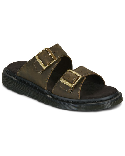 Mules femmes Dr. Martens Josef Slide Sandal DMs Olive Wyoming Kaki