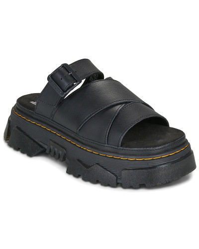 Mules femmes Dr. Martens Mattison Slide Sandal Black Athena Noir