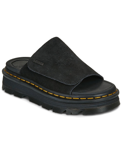 Mules femmes Dr. Martens ZebZag Slide Black EH Suede Noir