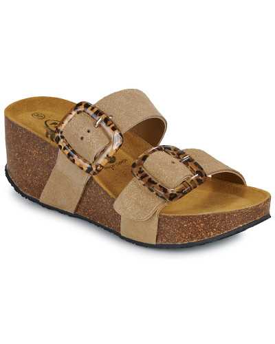 Mules femmes Plakton SO ROCK Beige