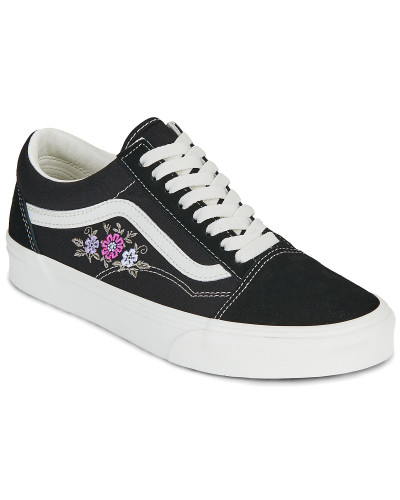 Baskets basses femmes Vans Old skool F2B - BLACK FLORAL Noir