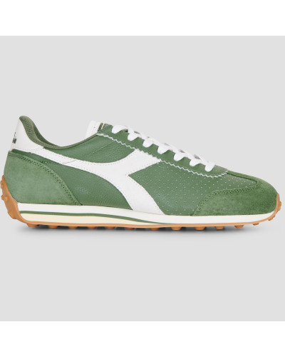 Baskets basses hommes Diadora Rally Punched Vert