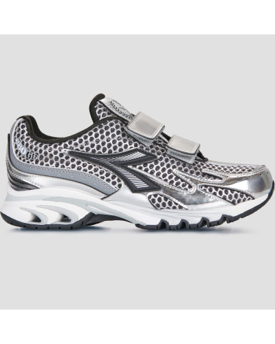 Baskets basses femmes Diadora Mythos Propulsion 280 Strap Argenté