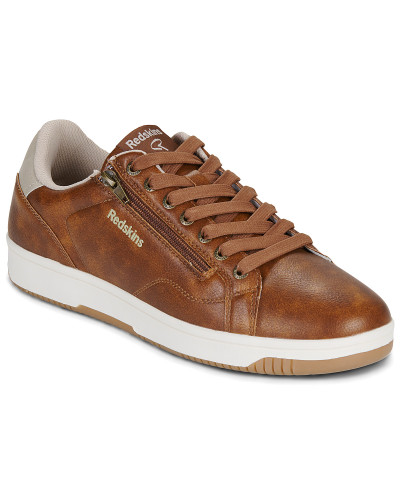 Baskets basses hommes Redskins GOBAT Marron