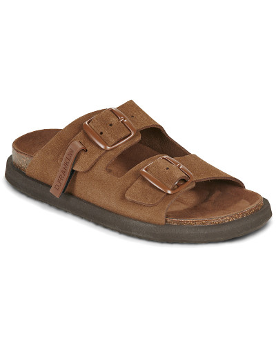 Mules femmes D.Franklin VIBE SUEDE Marron