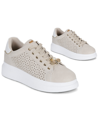 Baskets basses femmes Exé Shoes 66-61EX16-PU-OFF-WHITE Beige